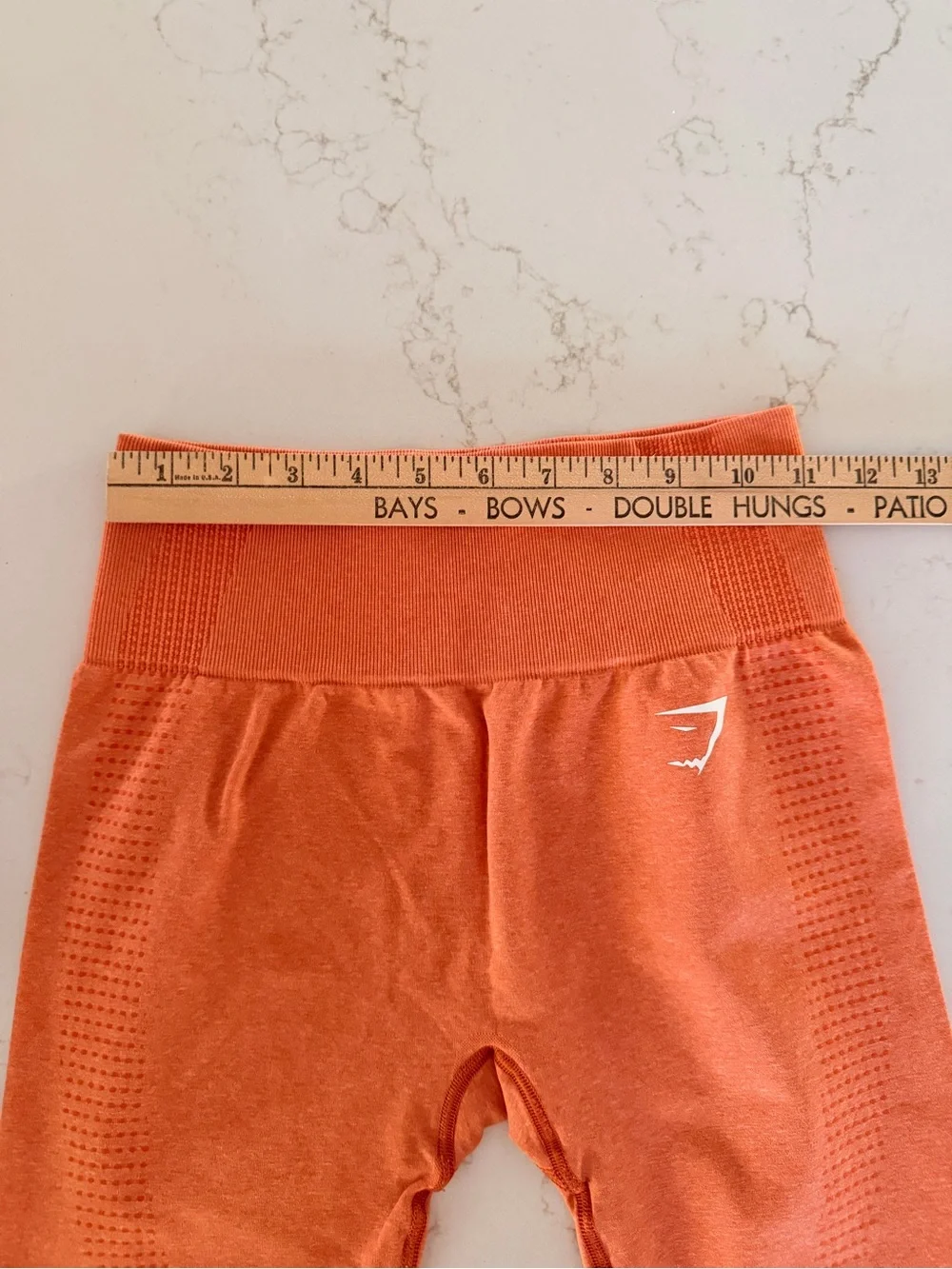 Gymshark women’s  Leggings Trio in Orange, Pink & Gray/burgandy Camo-Small - Picture 5 of 14
